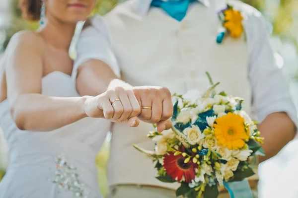 Fists in a row 1587. — Stock Photo, Image