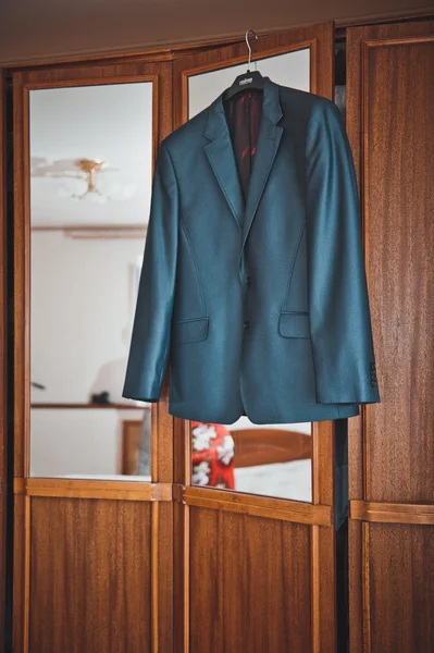 Suit on a hanger 1951. — Stock Photo, Image