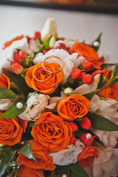 Ramo de bodas de flores brillantes 1961 . — Foto de Stock