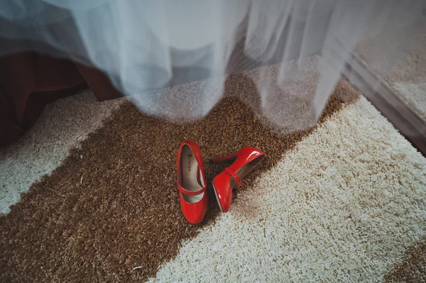 Womens schoenen op een vloer 2230. — Stockfoto