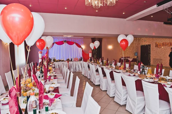 Festive hall for wedding 2246. — Stock Photo, Image