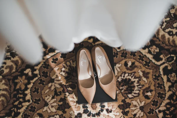 Zapatos para mujer en una alfombra 2261 . — Foto de Stock