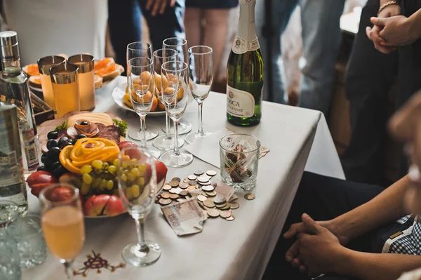 Mesa com lanche 2266 . — Fotografia de Stock