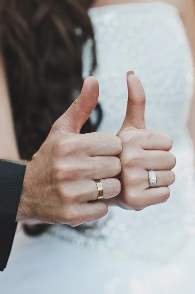 Sign fingers everything is good 2410. — Stock Photo, Image