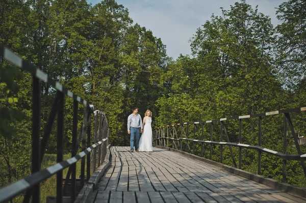 Caminar por el puente 3162 . — Foto de Stock