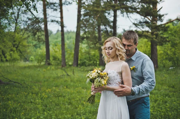 Ten zahrnuje dívka dřevu 3261. — Stock fotografie