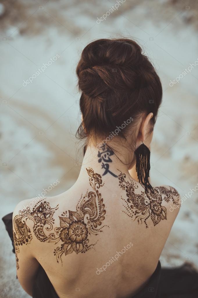 Beautiful Pattern On A Naked Body Of The Girl 3464 Stock Photo By C Alena Zamotaeva