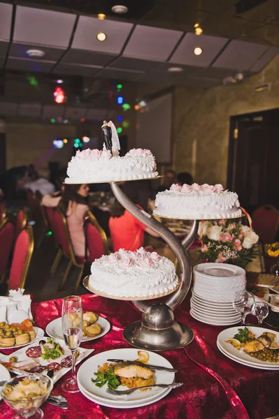 O bolo de casamento de três partes 3538 . — Fotografia de Stock