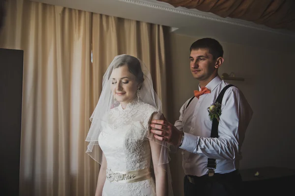 Conoce a los recién casados antes de la ceremonia 3766 . — Foto de Stock