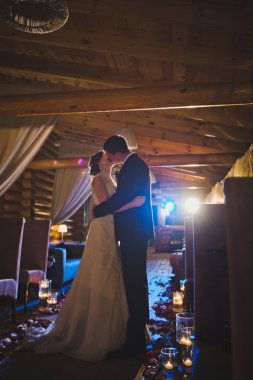 Gece Cafe 4112 sarılma Çift.