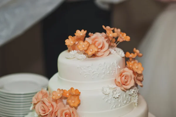 La costumbre de la tarta de fiesta en la boda 4312 . —  Fotos de Stock