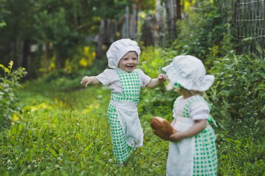 Giysi Fırıncılar somun 4686 ile küçük çocuklarda.