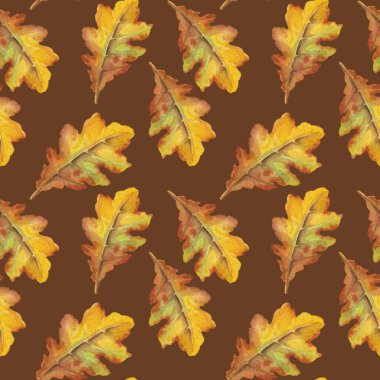 Sonbahar yapraklı pürüzsüz desen