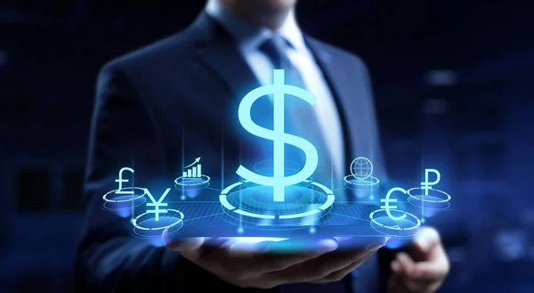 Forex Trading Investment Online Banking digitales Finanzierungskonzept. — Stockfoto