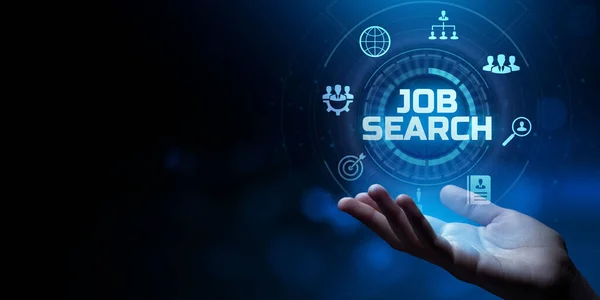 Αναζήτηση Εργασίας Απασχόληση HR Πρόσληψη Επιχειρηματική ιδέα. — Φωτογραφία Αρχείου