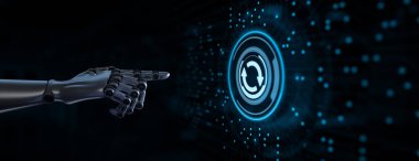 Sistem yazılımının yeni sürüm indirmesini güncelle. Robot el 3D görüntüleme ekranındaki düğmeye basar.