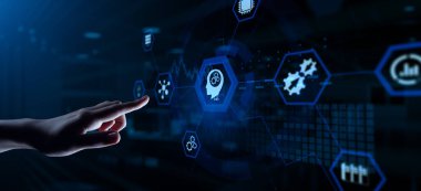 Makine yapay zeka sinirsel ağ teknolojisi kavramını öğreniyor.