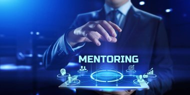 Sanal ekranda Akıl hocası Koçluğu Kişisel Geliştirme kavramı