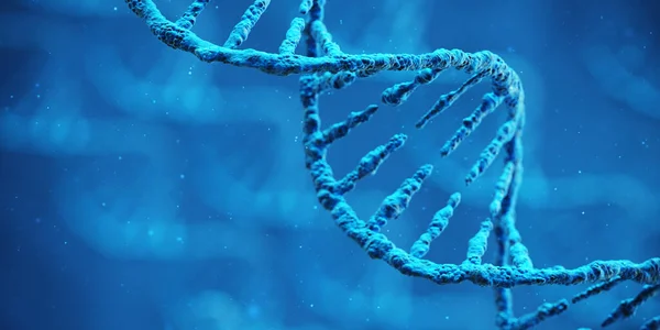DNA biotechnology science medicine genetic concept. 3d render Illustration — Stock Photo, Image