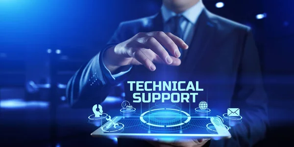 Wsparcie techniczne Obsługa klienta Koncepcja technologii biznesowych — Zdjęcie stockowe