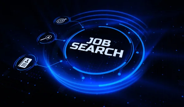 Wyszukiwanie pracy Zatrudnienie HR Recruiting Business Finance concept — Zdjęcie stockowe