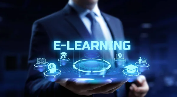 E-learning Edukacja online Seminarium szkoleniowe Webinarium Koncepcja rozwoju osobistego — Zdjęcie stockowe