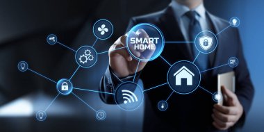 Sanal ekranda akıllı ev IOT daire denetim uygulaması