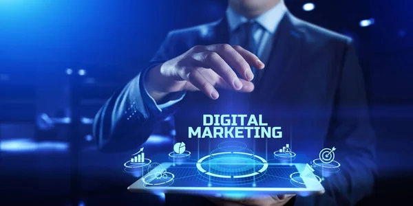 Digitale marketing online digitale reclame SMM SEO SEM concept — Stockfoto