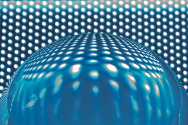 Mavi disko topu tasarımı