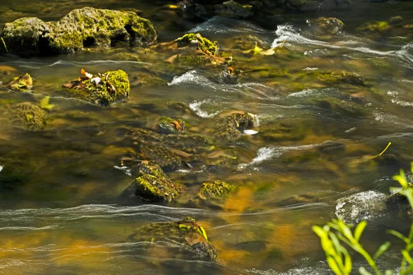 Flowing Stream Long Exposure Photography — Stock Photo, Image