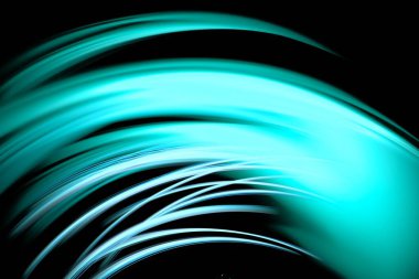 Soyut mavi ve turkuaz renkli şerit dalga. Tasarım ve dekorasyon için arkaplan