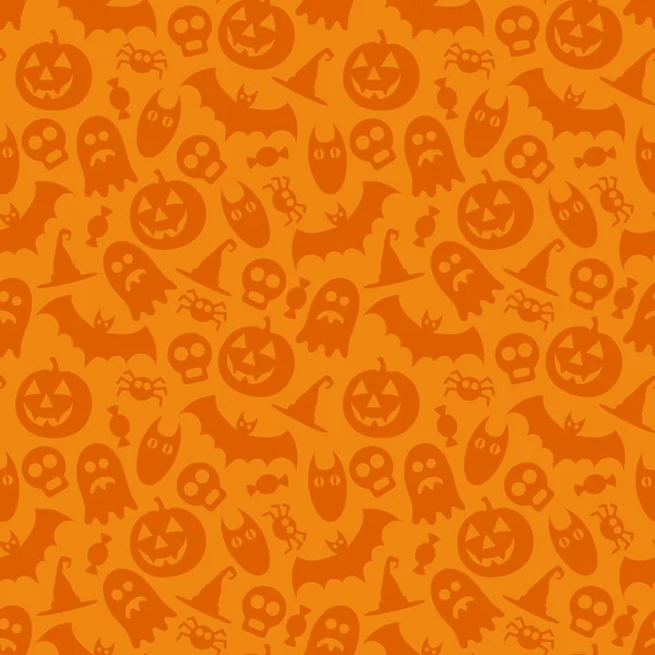 Halloween vector seamless pattern — Stock Vector