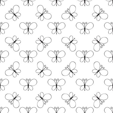 Dikişsiz kelebek deseni