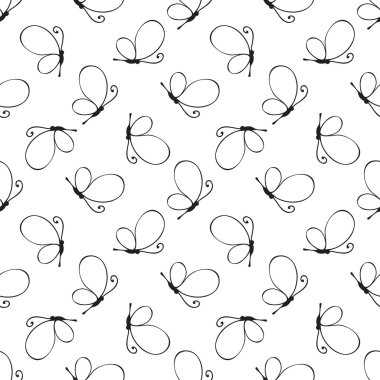Dikişsiz kelebek deseni