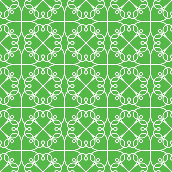 Repeating vector green pattern — Stock Vector