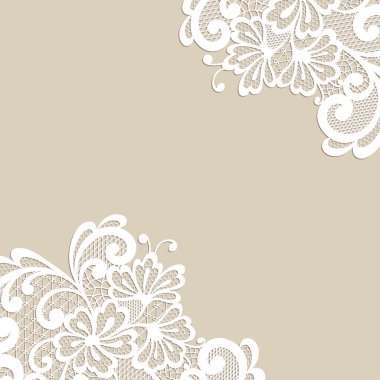 çiçek vektör süsleme köşesi