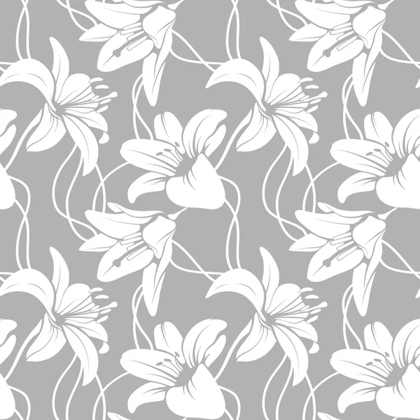 Vektör lilly seamless modeli