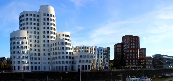 Edificios Famosos Media Harbor Düsseldorf — Foto de Stock