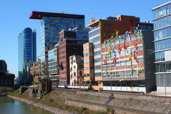 Vista Edificio Futurista Düsseldorf Duesseldorf Alemania —  Fotos de Stock