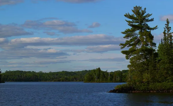 Paysage Typiquement Canadien Beau Lac Coucher Soleil Canada — Photo