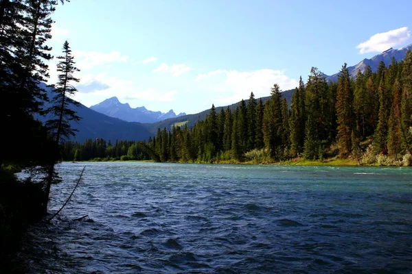 バンフ国立公園の青い弓川 Alberta Canada — ストック写真