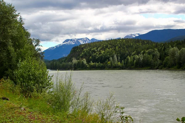 Remote Beautiful Nature Skeena River British Columbia Canada — Stock Photo, Image