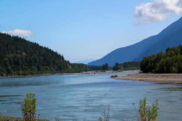 Remote Beautiful Nature Skeena River British Columbia Canada — Stock Photo, Image