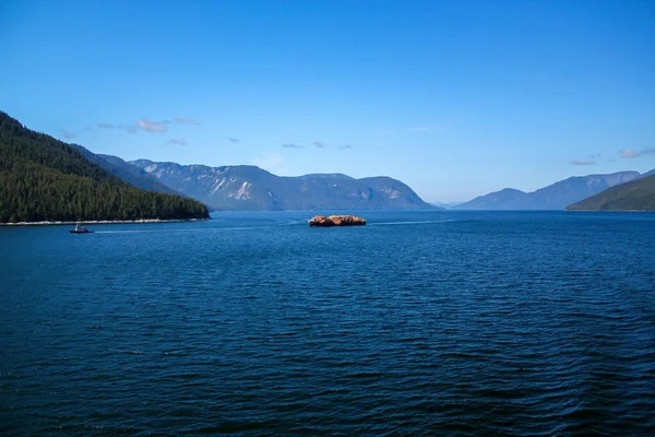 Majestosa Paisagem Passagem Interior Entre Canadá Alasca Eua Conceito Viagem — Fotografia de Stock