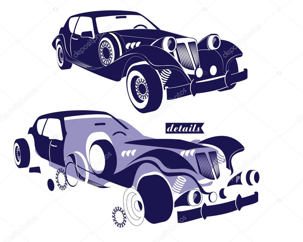 car. Vector illustration 