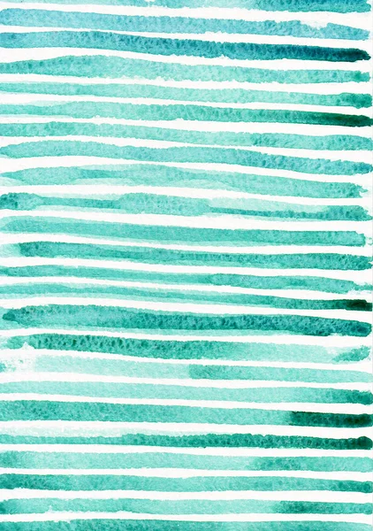 Морской фон в акварельных полосах абстракции Лицензионные Стоковые Изображения