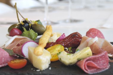 Restoran yiyecek şef tarafından