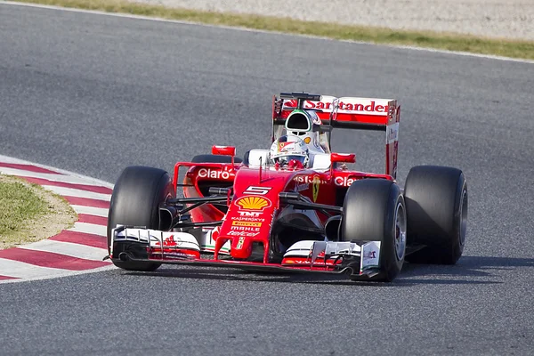 Sebastian Vettels Ferrari 2016 — Stockfoto