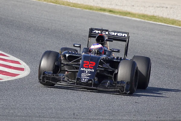 Botón Jenson McLaren 2016 — Foto de Stock