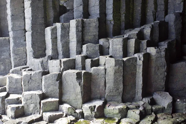 Čedičové Sloupy Ostrov Staffa Vnitřní Hebridy Skotsko — Stock fotografie